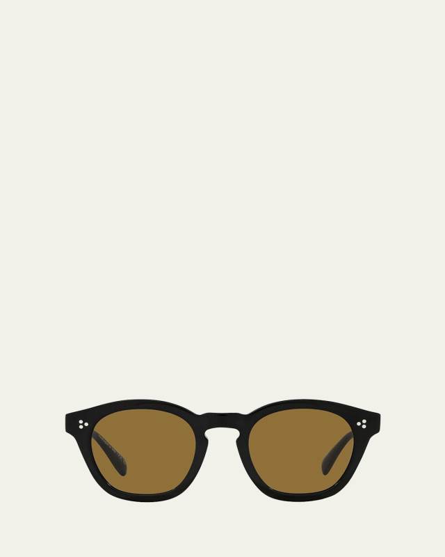 Boudreau L. A. Round Acetate & Plastic Sunglasses